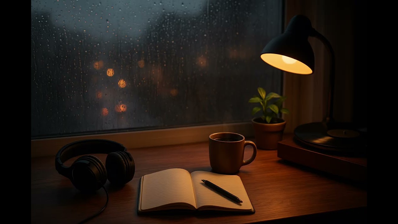 ☔ Rainy Day Lo-fi Beats — Cozy Study & Work Music with Rain Sounds