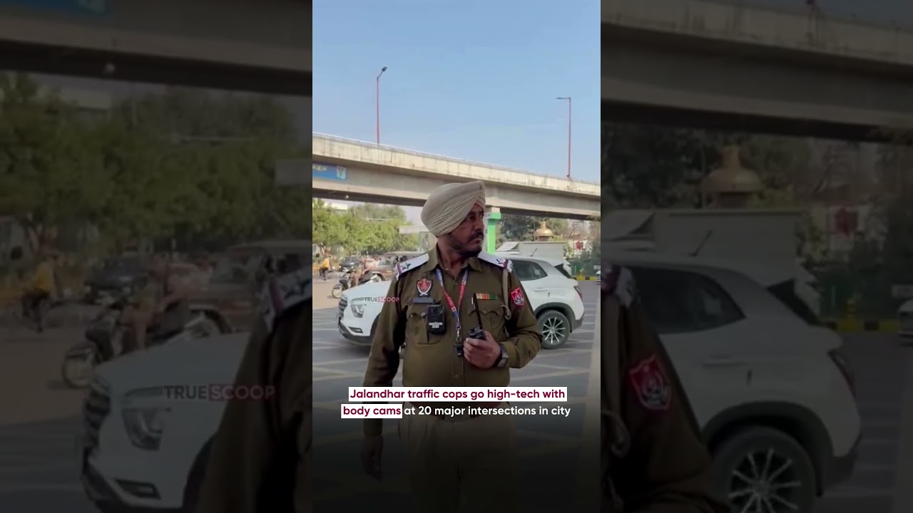 Jalandhar traffic cops go high-tech with body cams at 20 major intersections in city