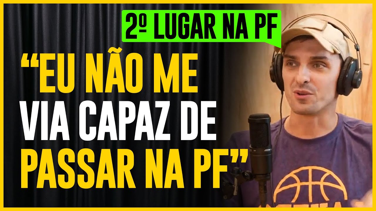 Passei em segundo no concurso da PF porque mudei isso