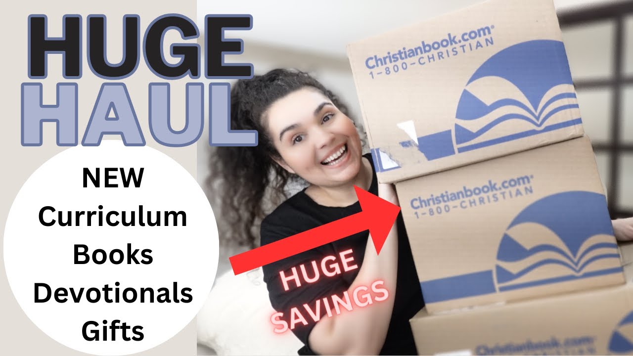New HUGE HAUL - Homeschool Curriculum, Books, Devotionals, Gifts & More!! HUGE CHRISTIAN BOOK HAUL