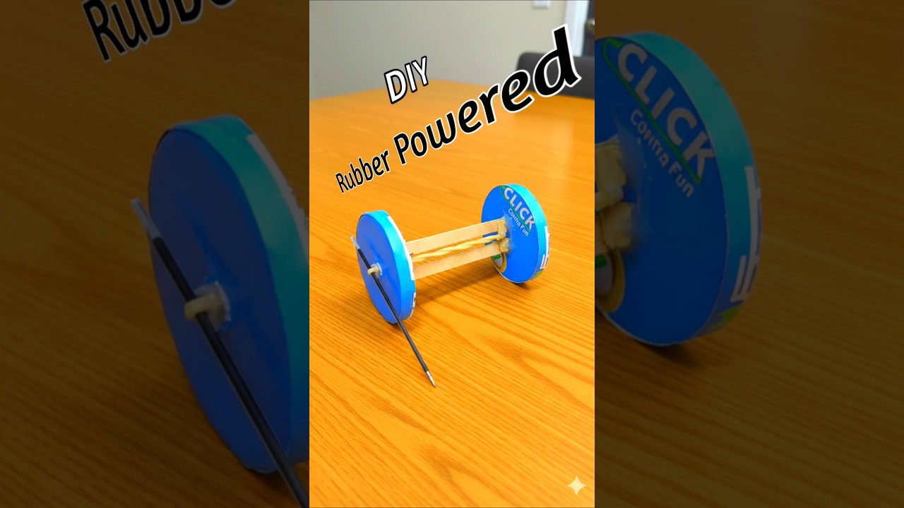 Rubber Powered Car! 
