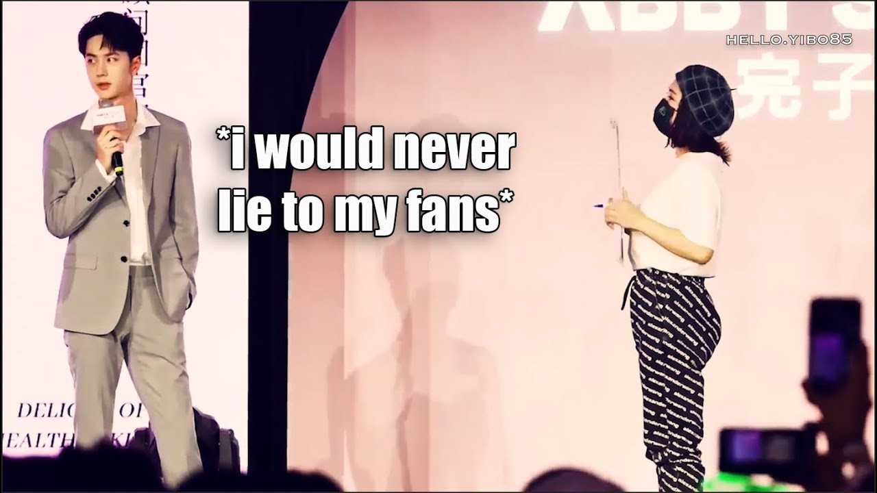 [ENG] No one can stop Wang Yibo from being a boss at his own fan meetings
