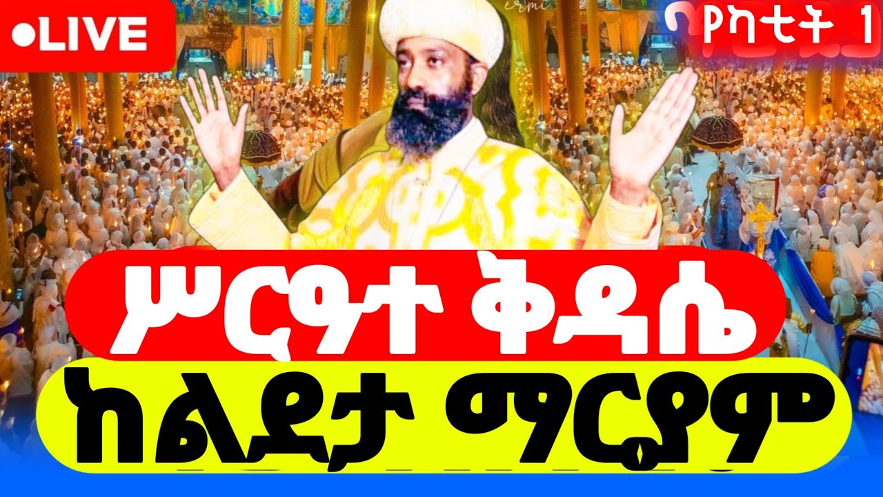 LIVE መለኮታዊ ቅዳሴ | Ethiopian Orthodox    #ልደታ_ማርያም የካቲት 1 2018 ዓ.ም