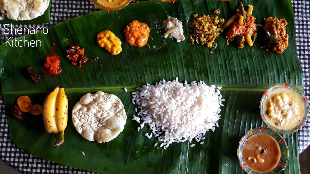 ഓണസദ്യ..😋!! |Onam Sadhya| Shenano Kitchen