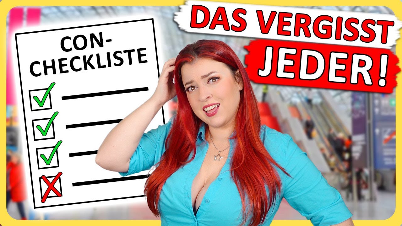 Die PERFEKTE Con-Vorbereitung in 10 Minuten! 🔥 Cosplay Tipps - LBM | DeDeCo | JenaCo
