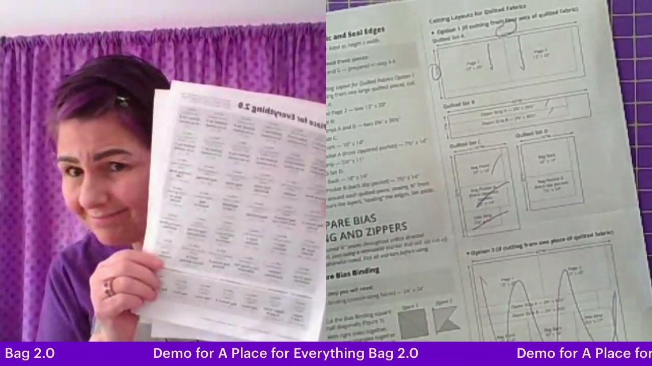Class Prep For A Place For Everything in a Bag