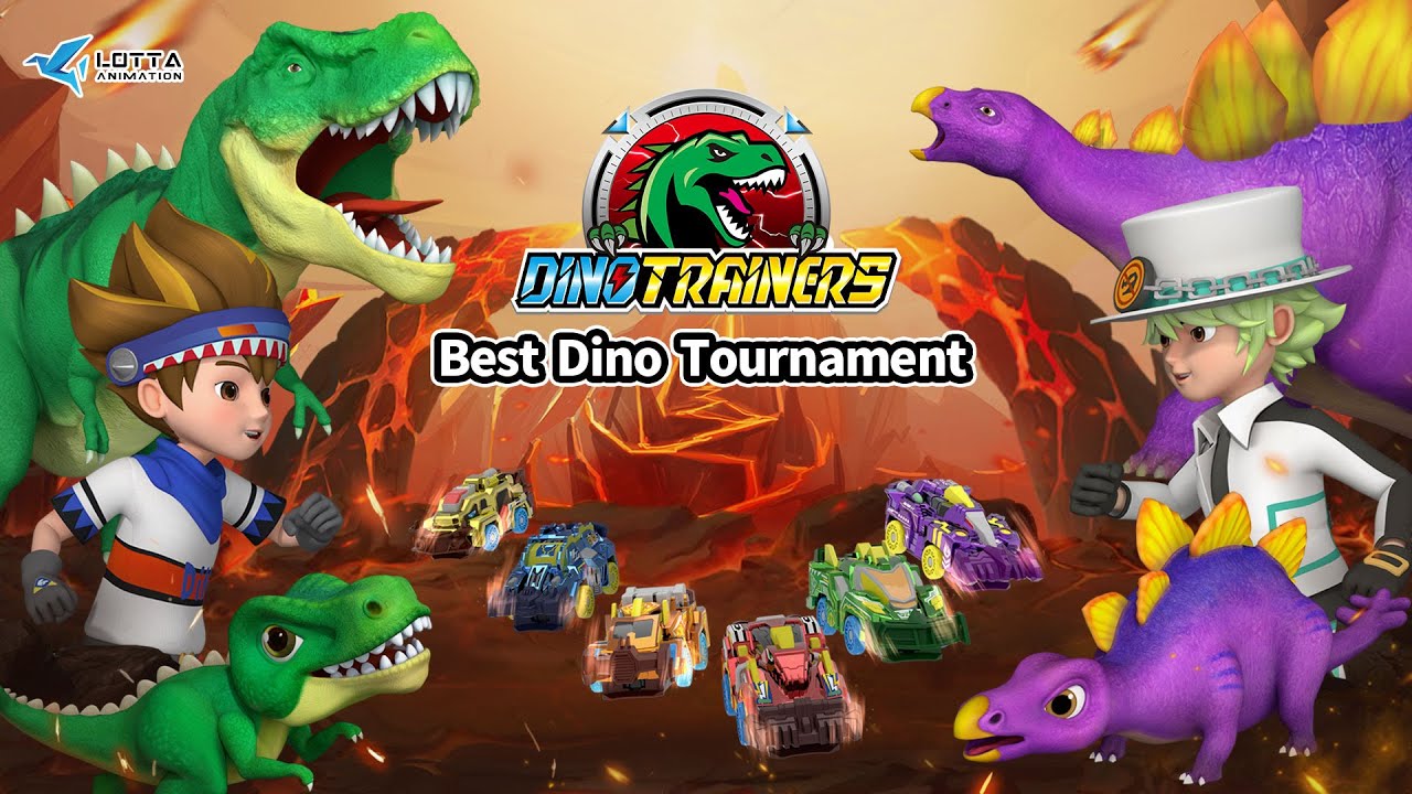 🌟 Dino Trainers Best Dino Tournament 🌟 Dinosaurs Battle | Jurassic World | Kids Cartoon | T rex