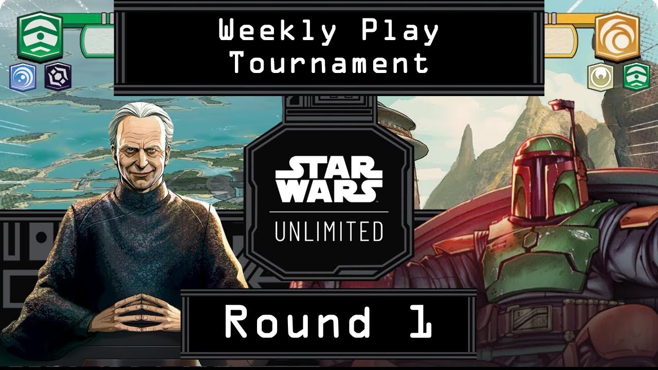 Star Wars Unlimited Premier SEC: Chancellor Palpatine (SEC) Data Vault vs. Boba Fett (SHD) Yellow