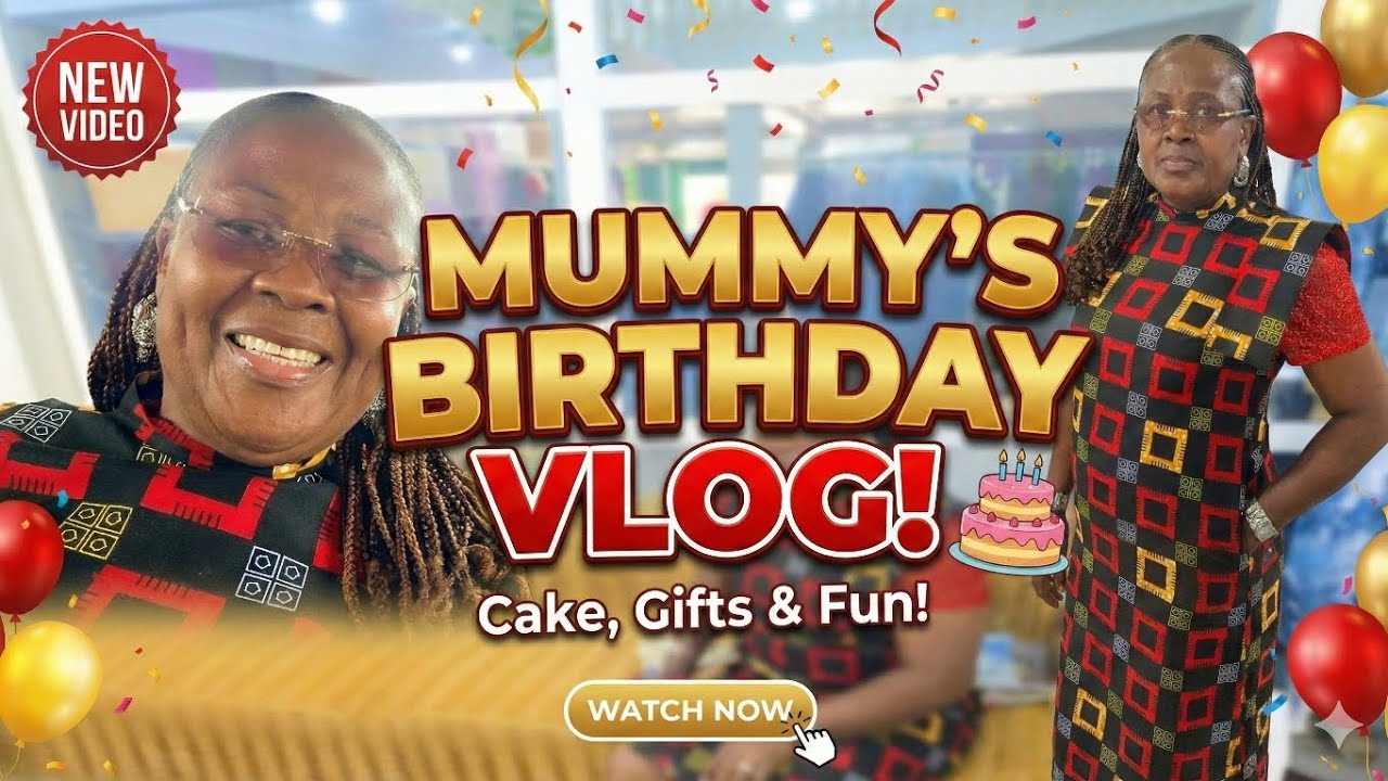 TOOK MUMMY SHOPPING FOR HER BIRTHDAY.