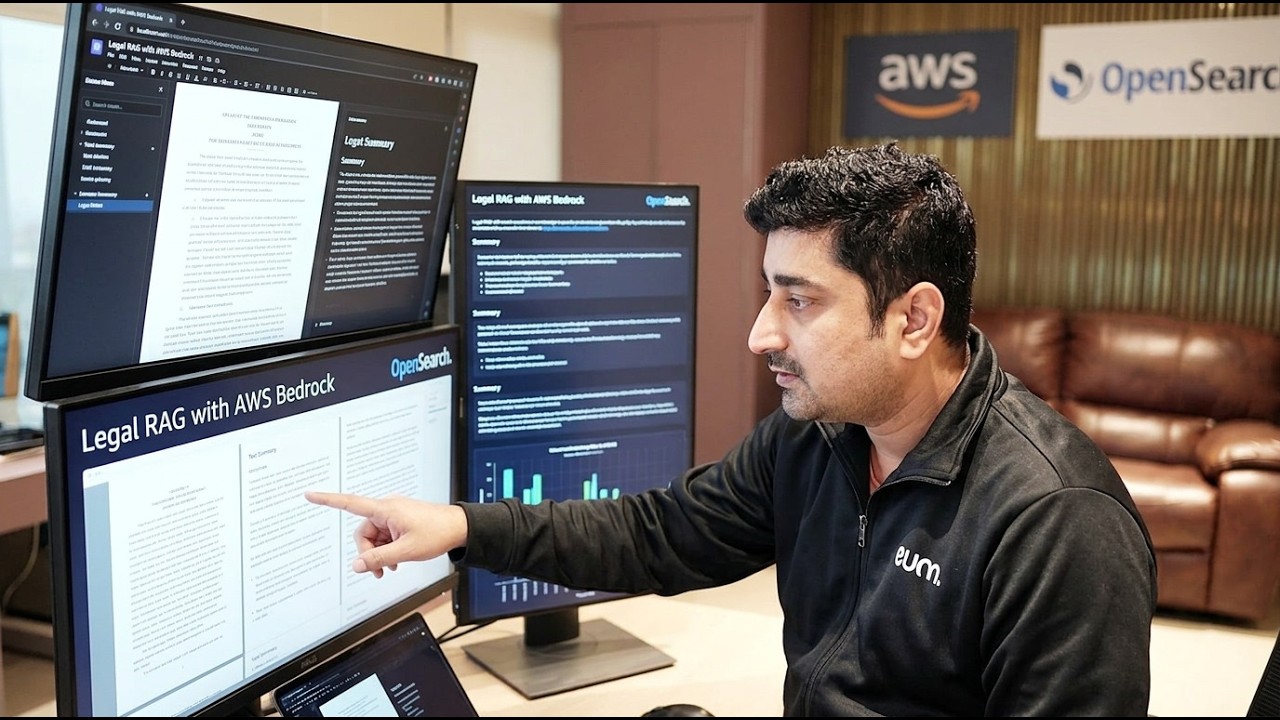 Legal RAG Project  with AWS bedrock and OpenSearch | Euron live class