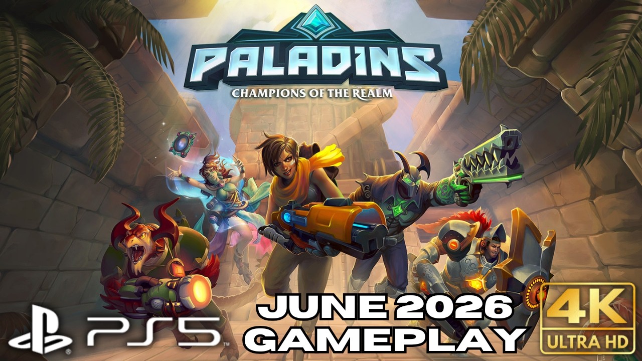 Геймплей Paladins Champions of the Realm | Июнь 2026 | PS5 PS4 | 4K HDR | СЛУЧАЙНАЯ ИГРА ДНЯ 889