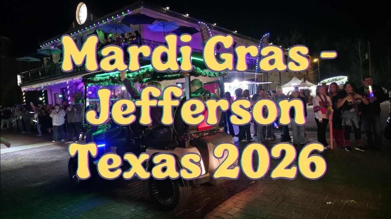 Mardi Gras - Golf Cart Parade - Jefferson Texas 2026