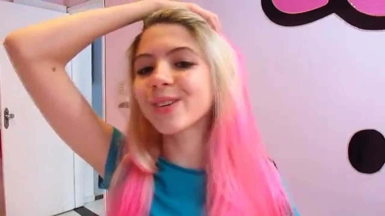 VEDA #17 - CABELO ROSAAA :O | Mah Costa