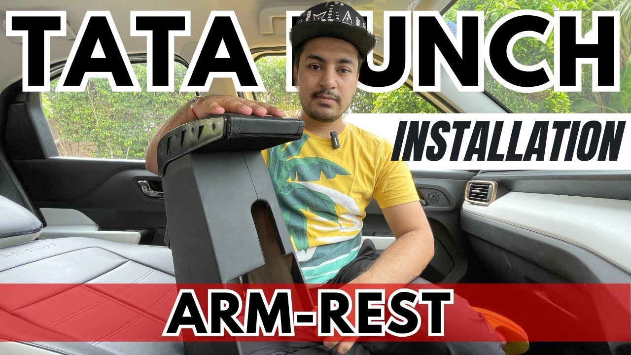 Tata Punch Universal Arm Rest Self Installation | Pabla Enterprises Armrest #tatapunch #armrest