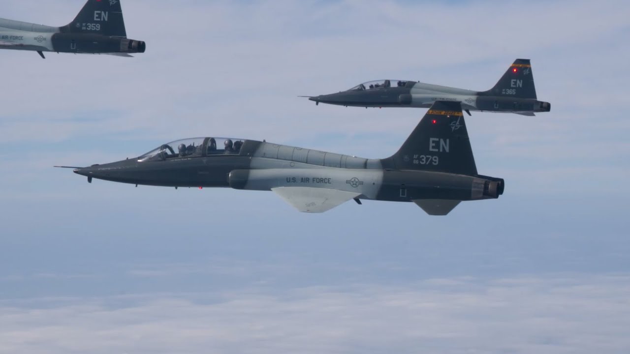 Jet Pilot Training Over Wichita Falls, Texas