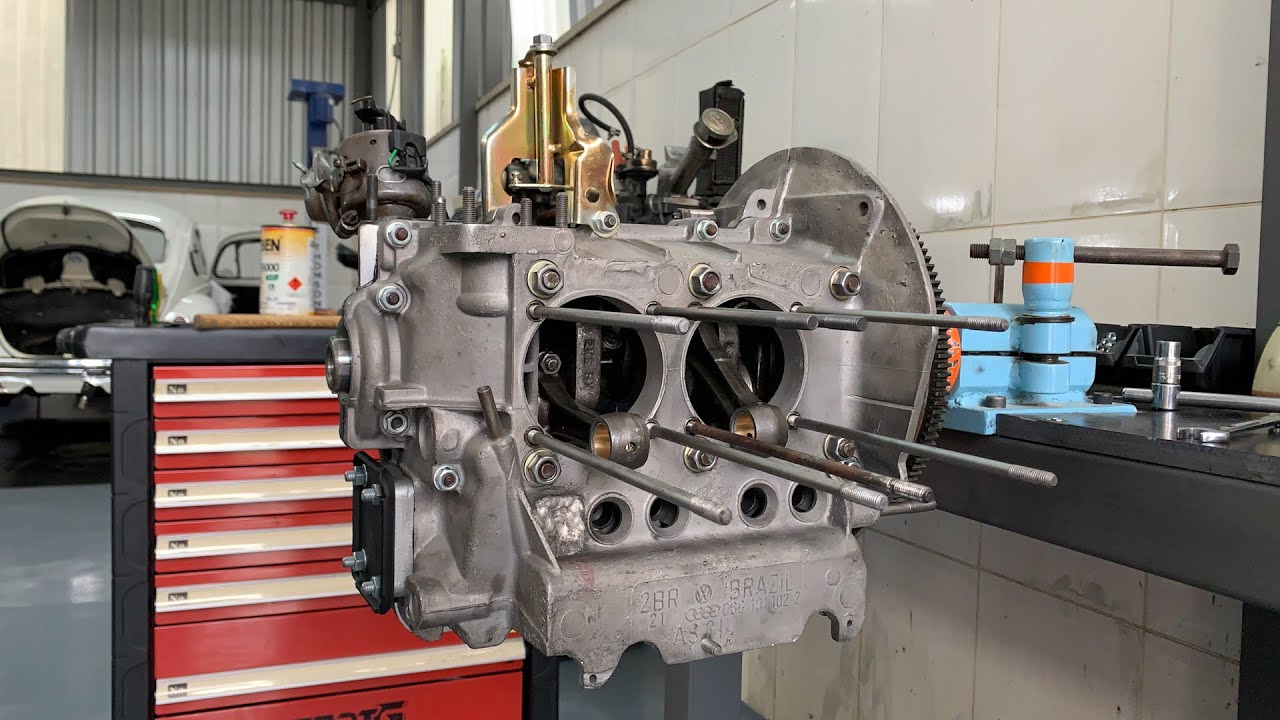 Tonella - Montagem do motor 1.8 do Caezito