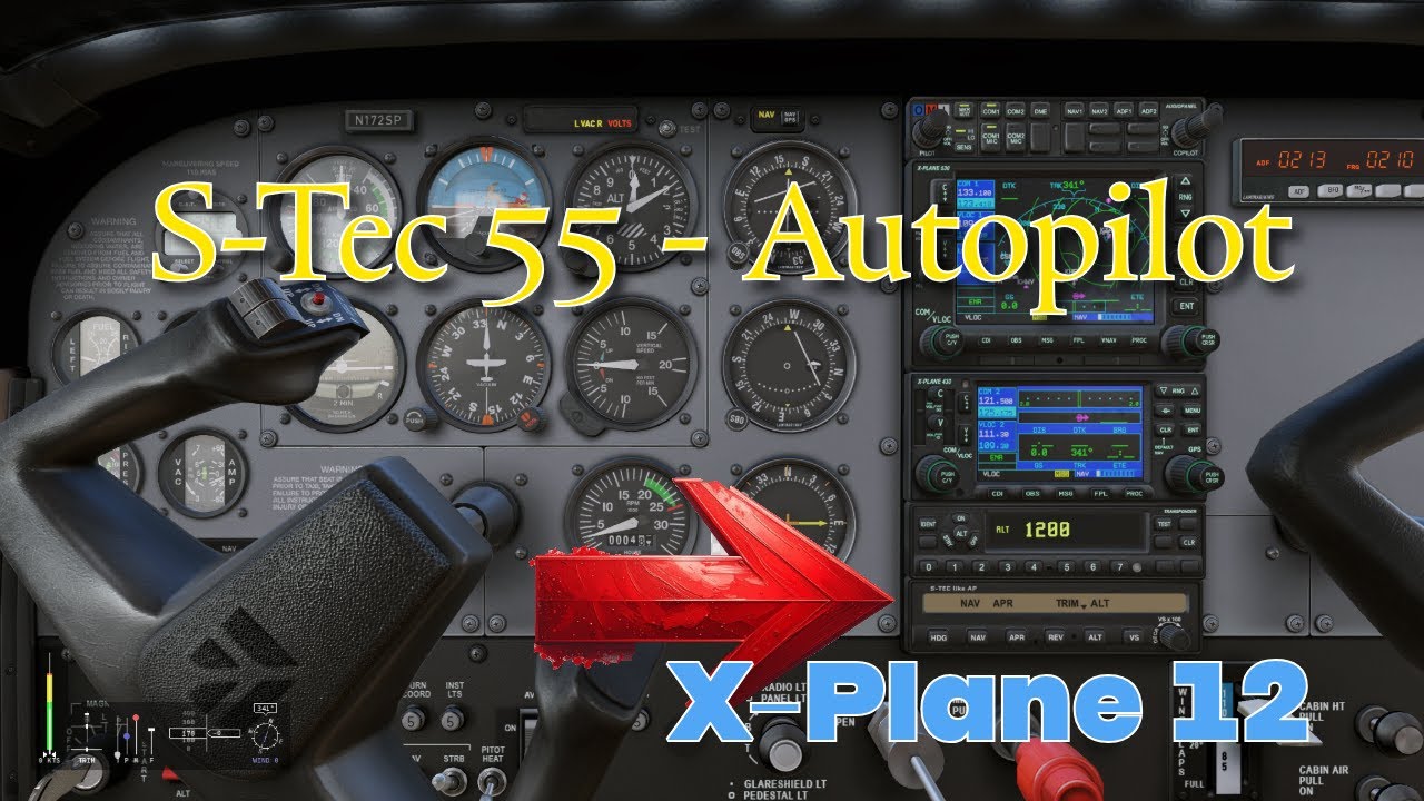Учебное пособие по автопилоту Cessna 172 | S-TEC 55 в X-Plane 12