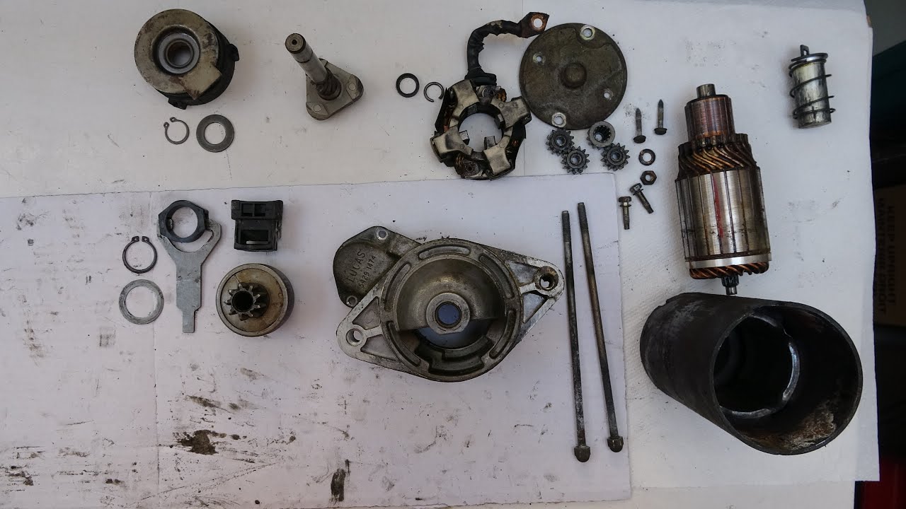 Magneti Marelli M80R Starter Motor Rebuild Part 1 - Disassembly