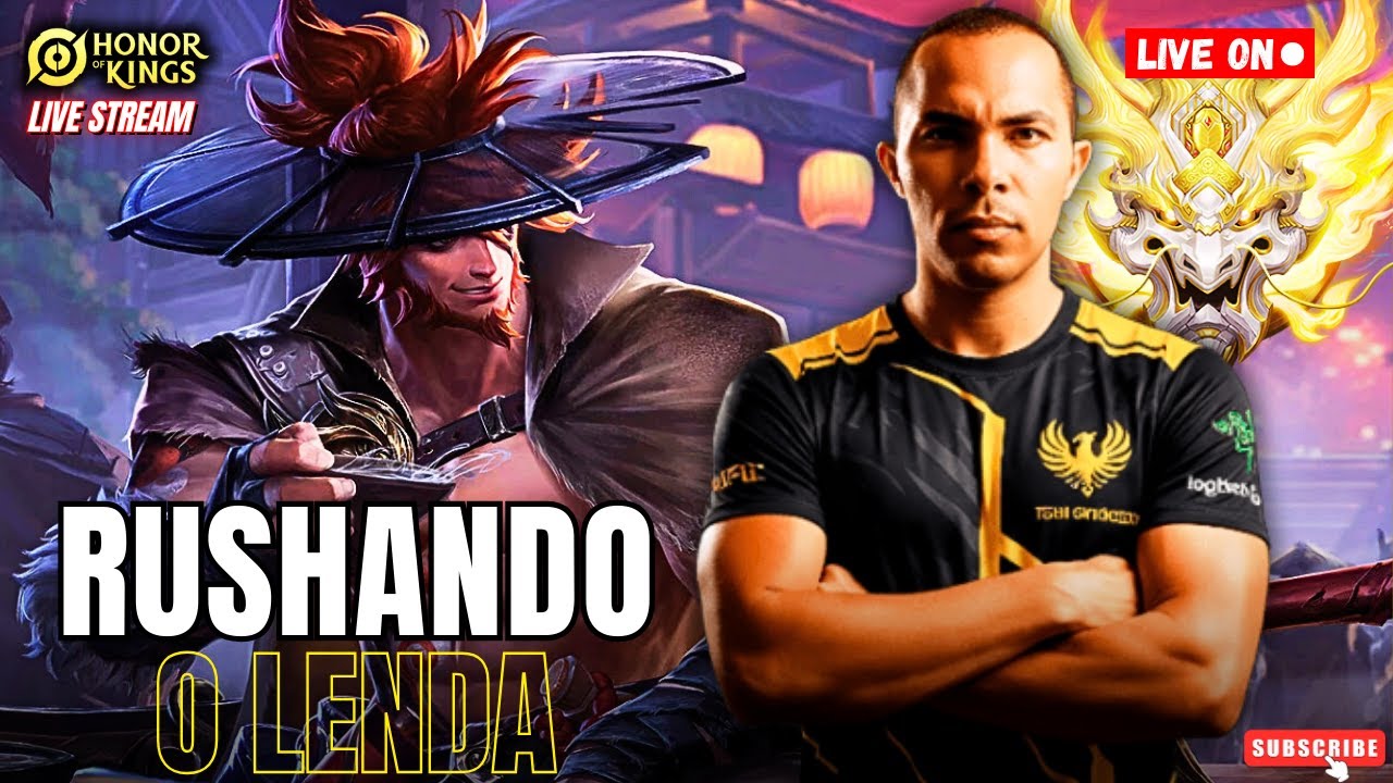 🏆RUSH TOP GLOBAL DUN🏆🎮JOGANDO COM INSCRITOS🎮⚡HONOR OF KINGS AO VIVO⚡