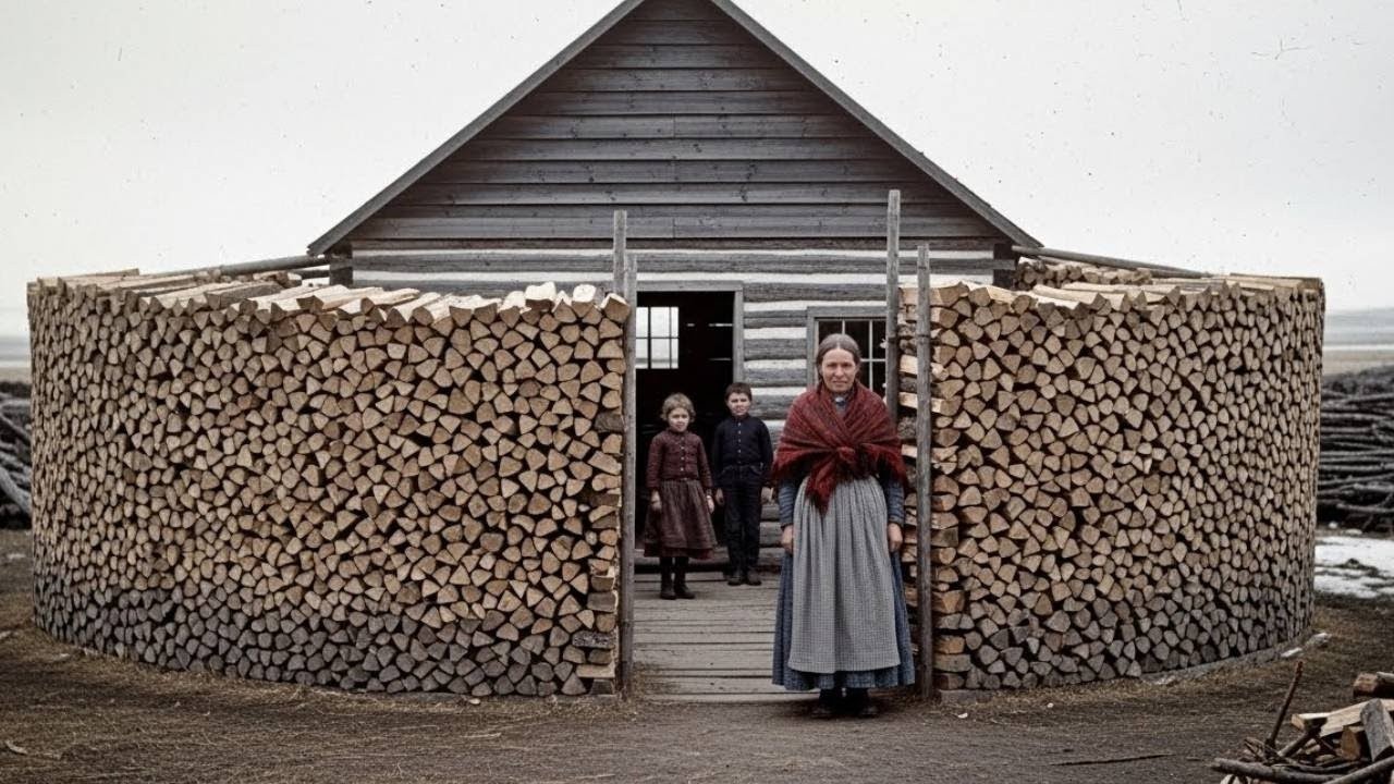 Moqués pour son abri atypique autour de la maison — son bois est resté sec tout l’hiver !