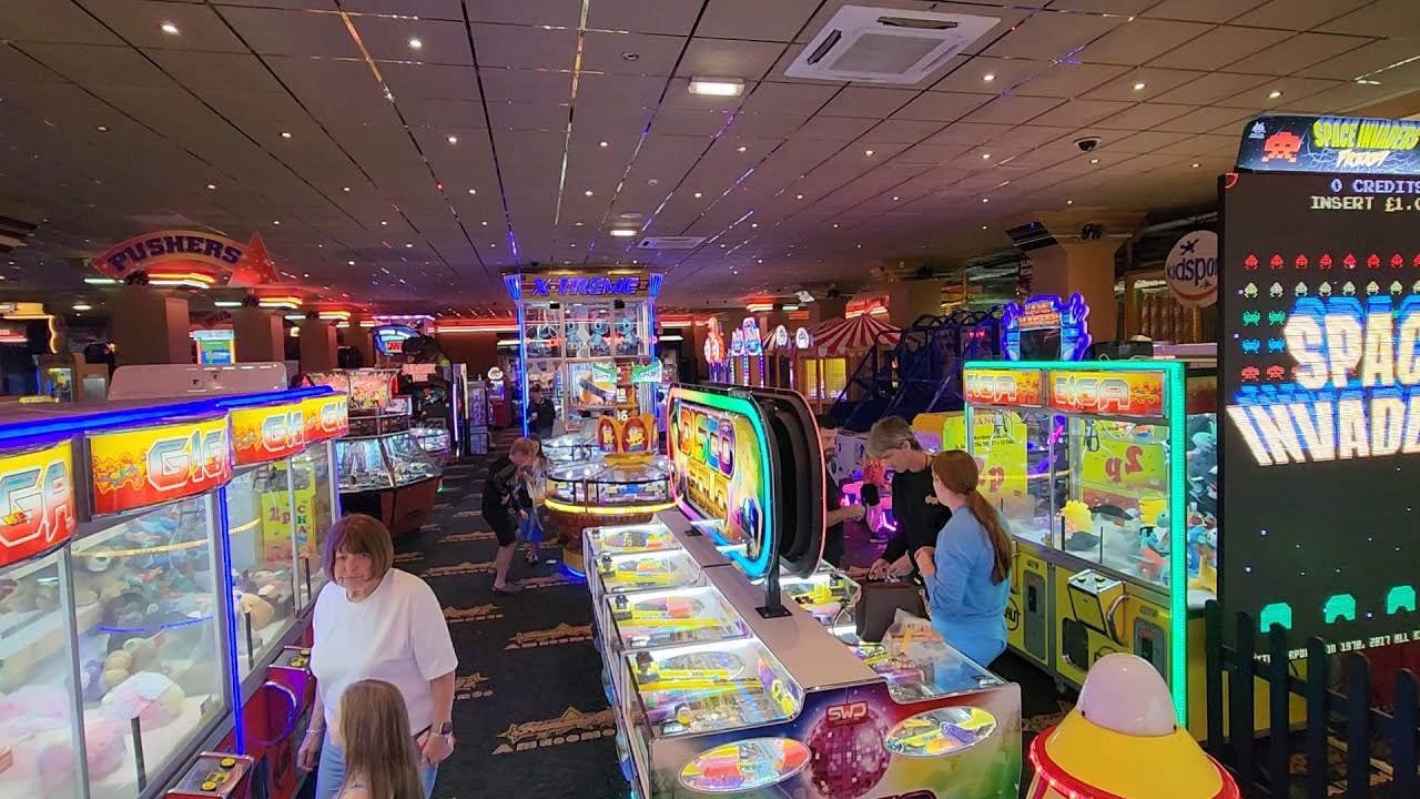 Туры по игровым залам — Jimmy G's Amusements (Лейсдаун-он-Си, Великобритания) 🇬🇧