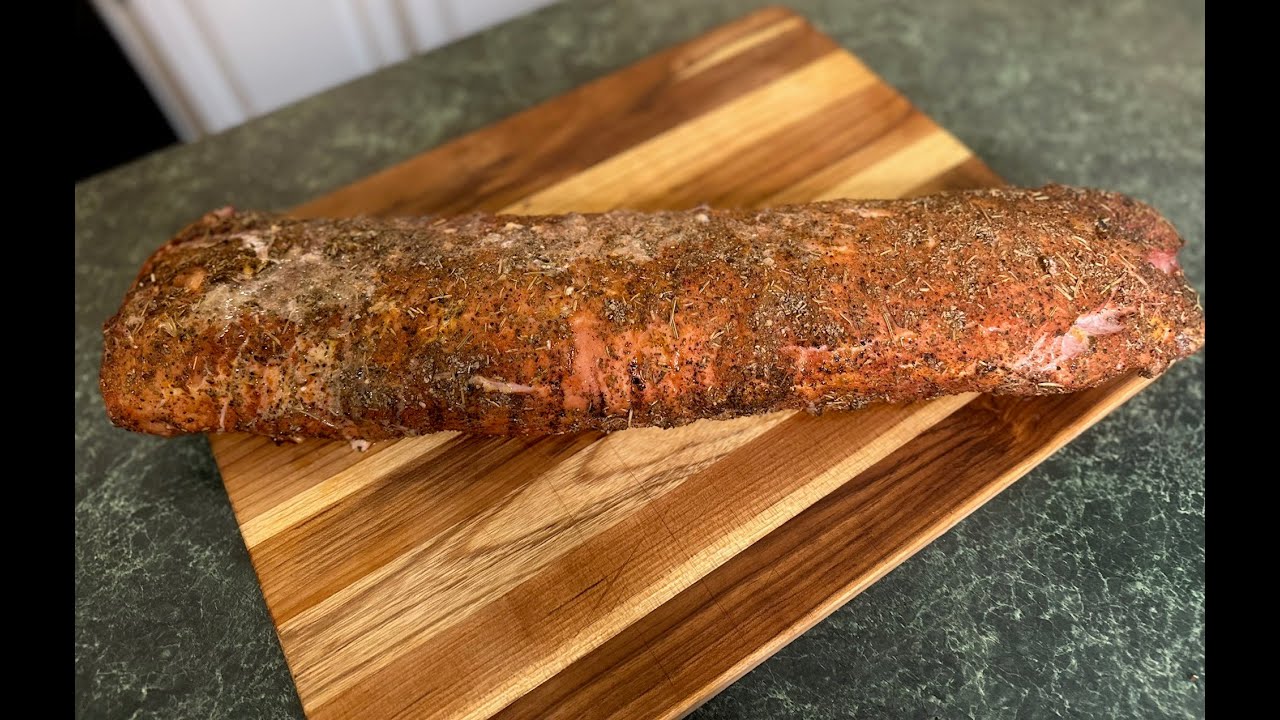 Smoked Pork Loin #pitbossgrills #traegernation #smokedmeat #newyear #carnivore #meat #dinner