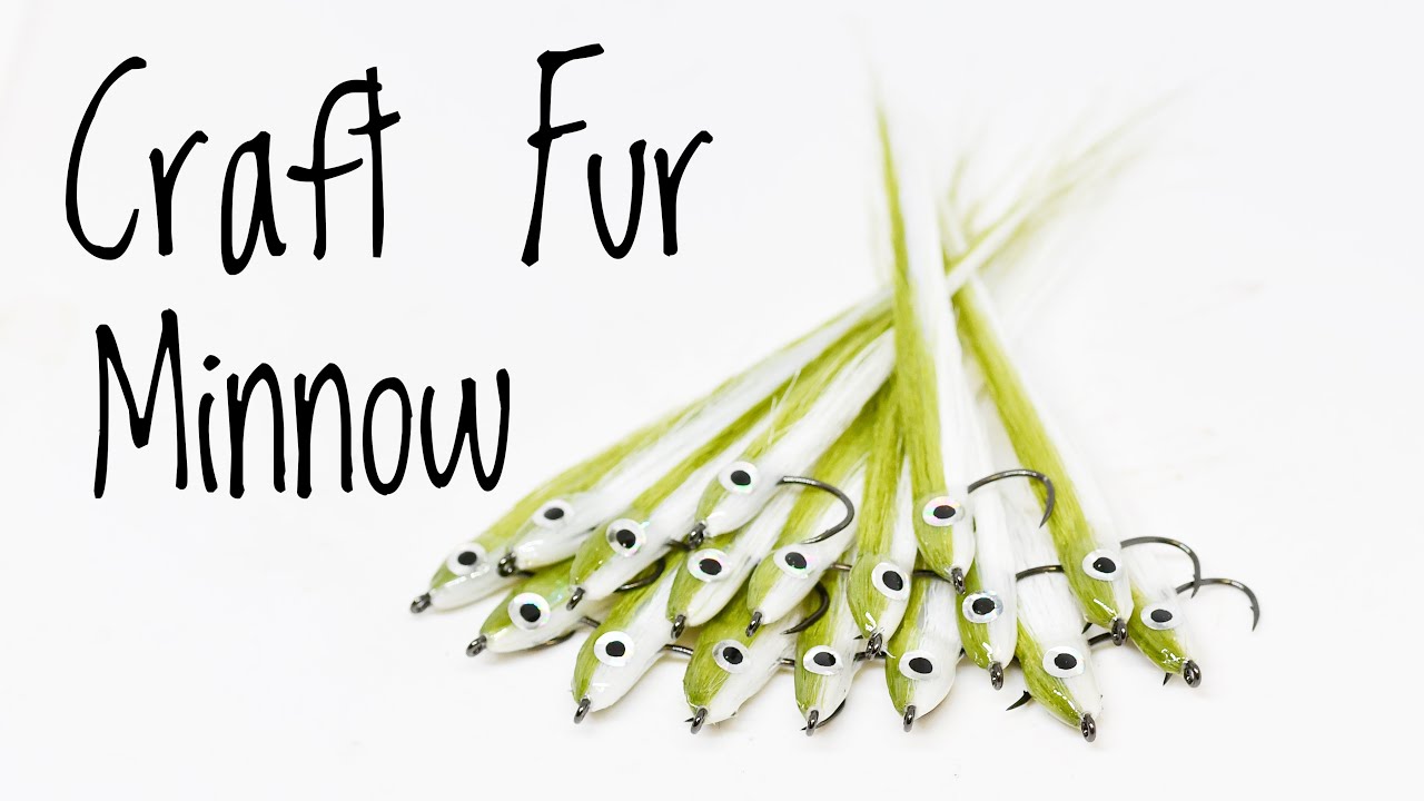 Craft Fur Minnow - Baitfish Fly Pattern - Tutorial