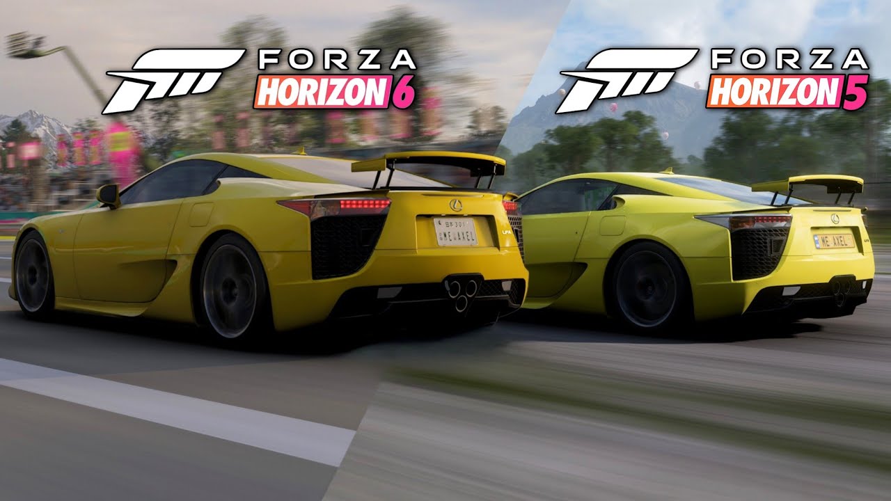Comparing 25 Car Sounds - Forza Horizon 6 vs Forza Horizon 5