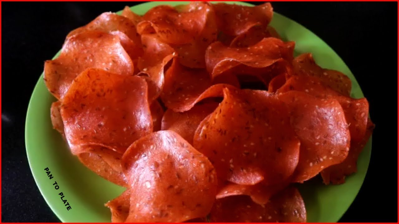 बिना धुप बिना फैन के घरपे बनाइये ये कुरकुरा टेस्टी टमाटर पापड़ | Tamatar Papad | Papad recipe