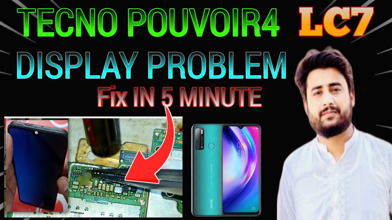 Tecno LC7 Display Problem Solution Fix|Tecno Pouvoir4 display problem|#TecnoLC7#mentoregulzar