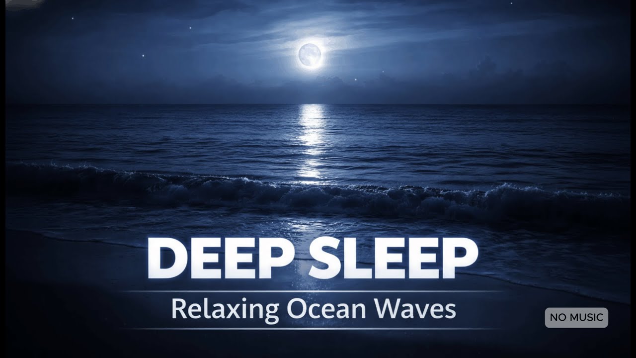 Fall Asleep Fast with Ocean Waves | Deep Sleep & Relaxation (No Music)