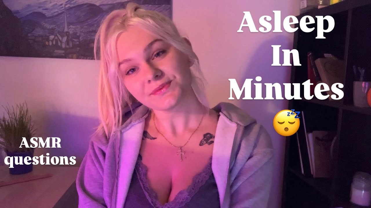 ASMR for Sleep 🌙 | No Overthinking, Simple Questions, Rain Sounds