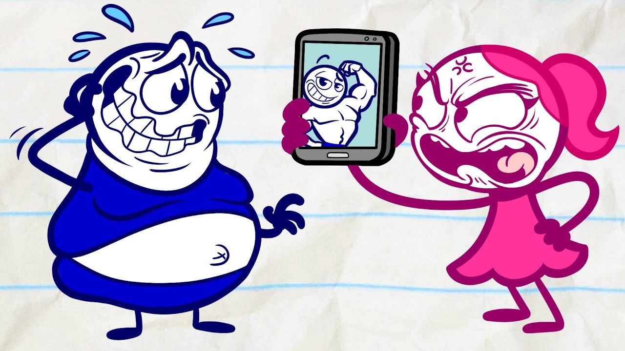 Pencilmate Has a SILLY Selfie Syndrome!