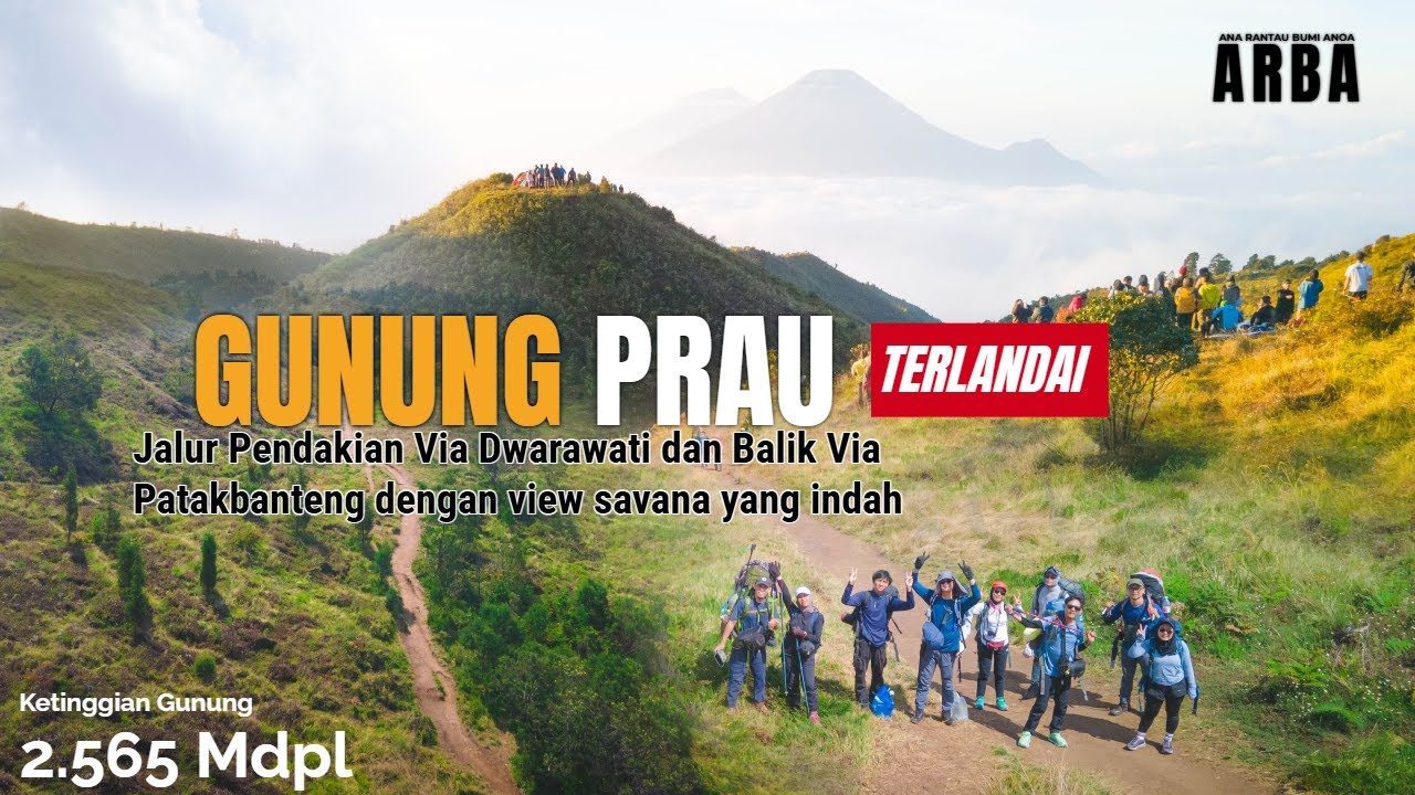 Gunung Prau via Dwarawati View Savana Luas Jalur Rekomendasi untuk pendaki pemula view maksimal