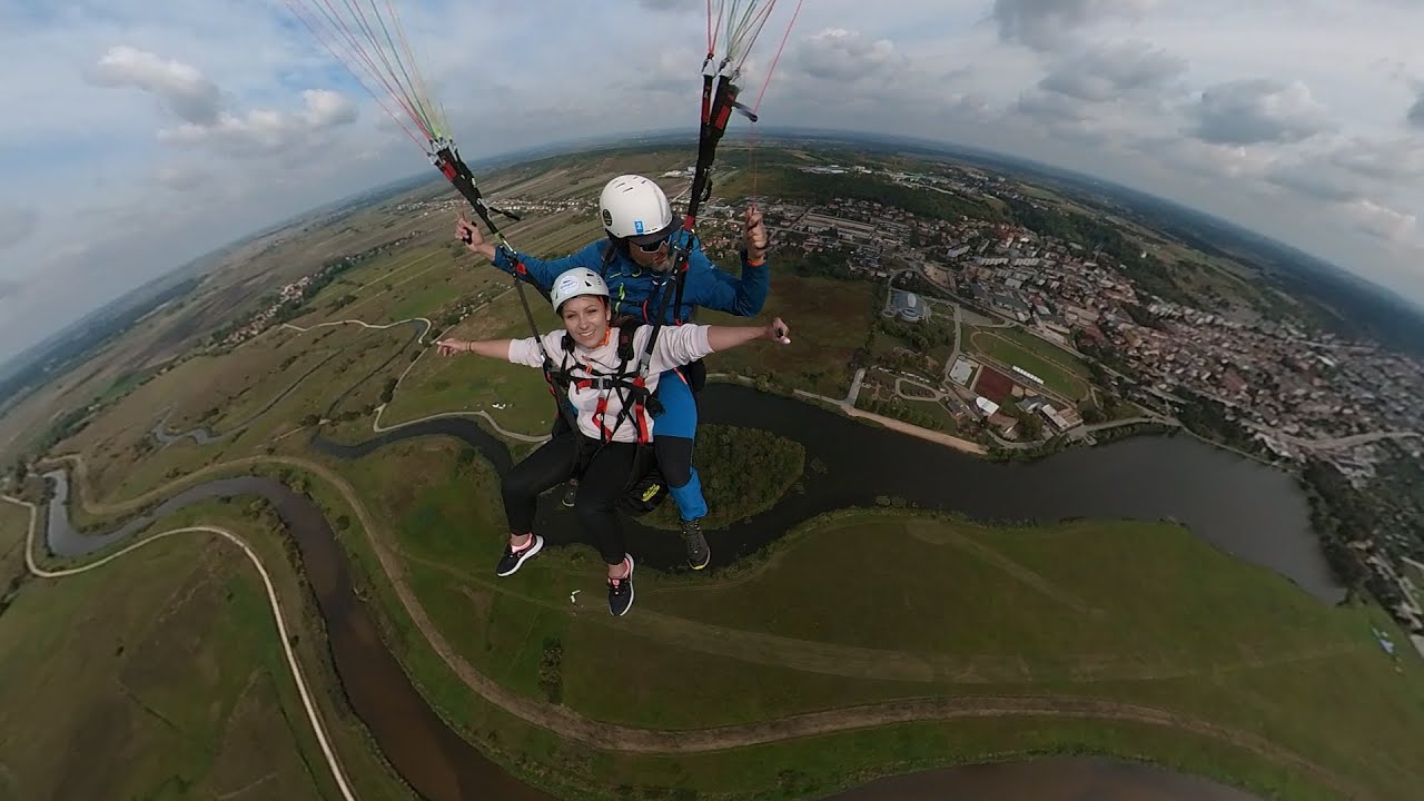 Lot widokowy paralotnią - Pińczów - Wrzesień 2022