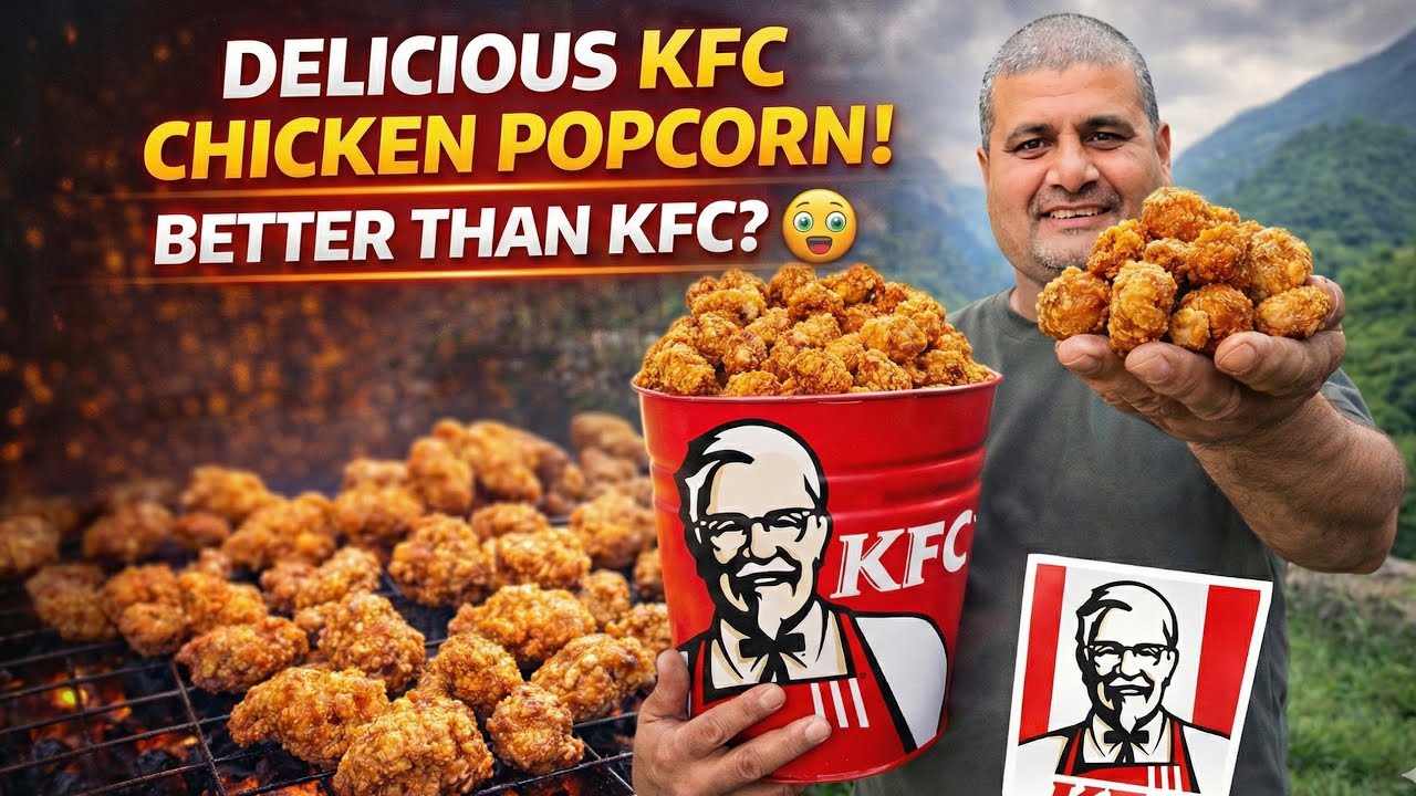 Can Street Food Beat KFC? Crispy Popcorn Chicken & Tandoori BBQ .. Making the famous KFC popcorn 🍿 
