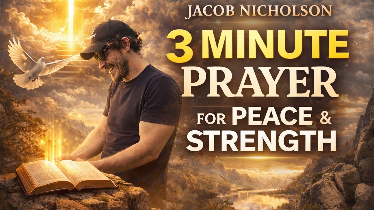 3 Minute Prayer for Peace & Strength | Calm Your Mind and Heart