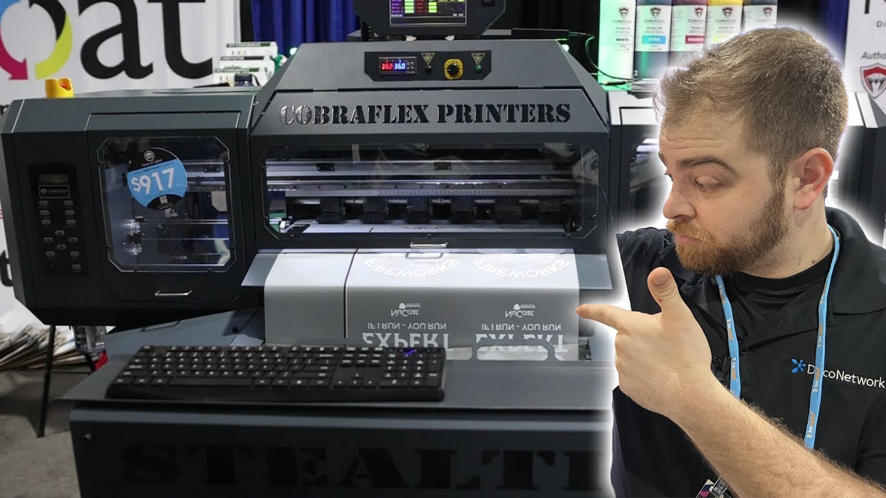 An Up-Close look at the Cobraflex CF-24 Stealth DTF Printer