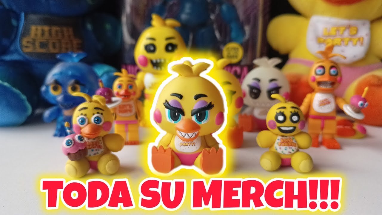TODA LA MERCH de TOY CHICA FNAF UNBOXING