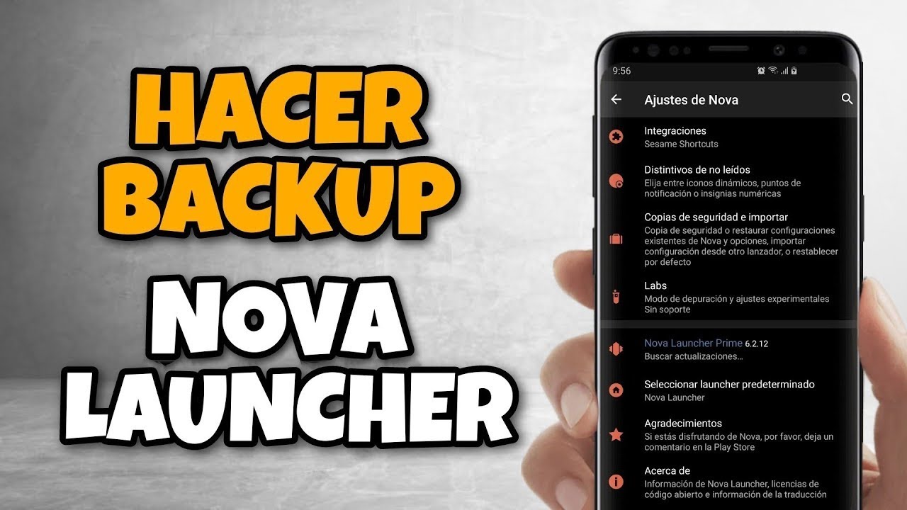 Como hacer una COPIA de SEGURIDAD de NOVA LAUNCHER | TecTips
