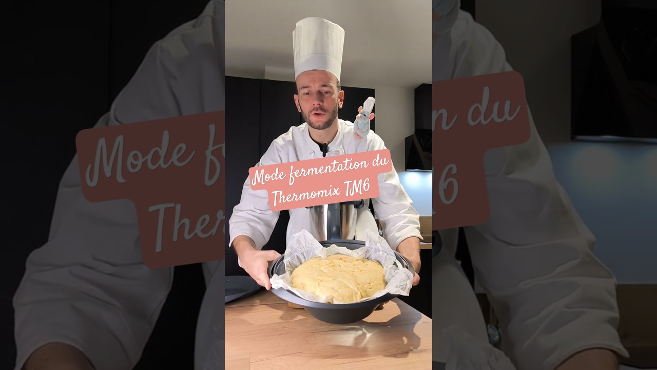 Le mode fermentation du Thermomix TM6 te permet de faire lever les p&acirc;tes beaucoup plus rapidement