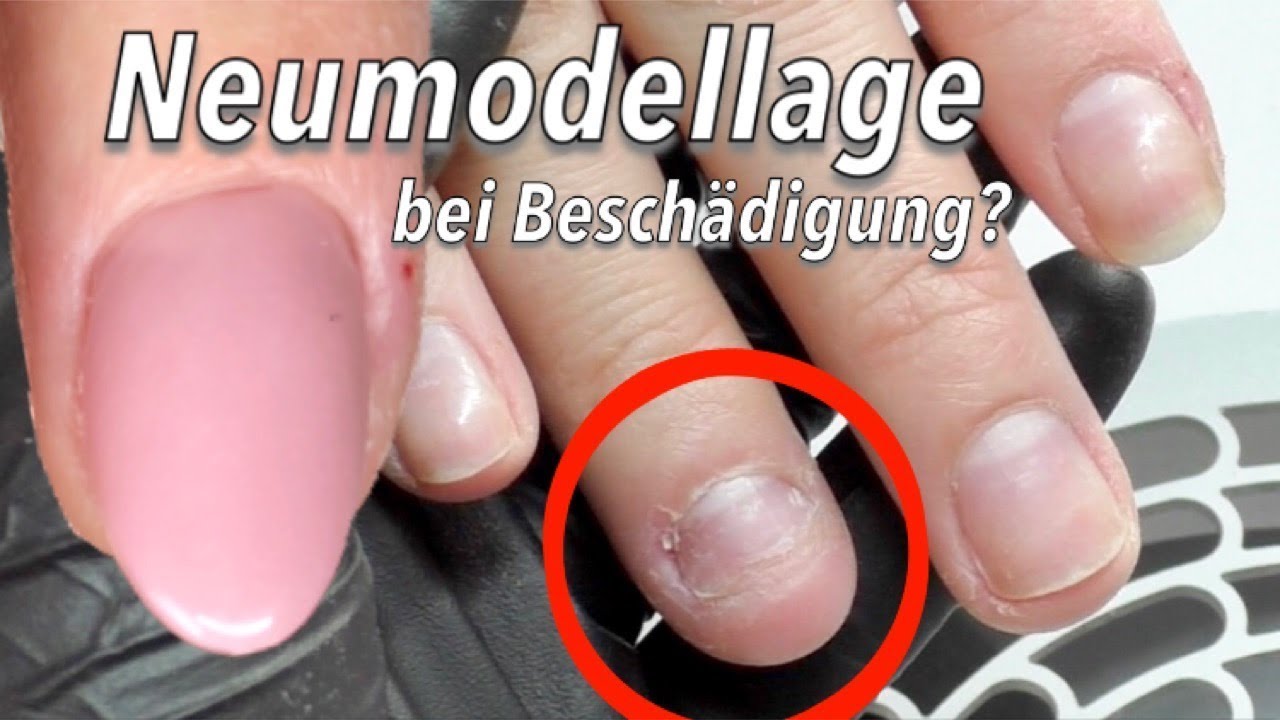 Modellage auf KAPUTTEN NÄGELN 💅 Wie repariere ich einen gebissenen Nagel?