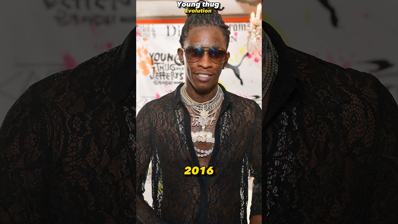 Young thug evolution 🔥😲#rapper#evolution#youngthugger#rapmusic#viral#hiphopmusic#fypシ
