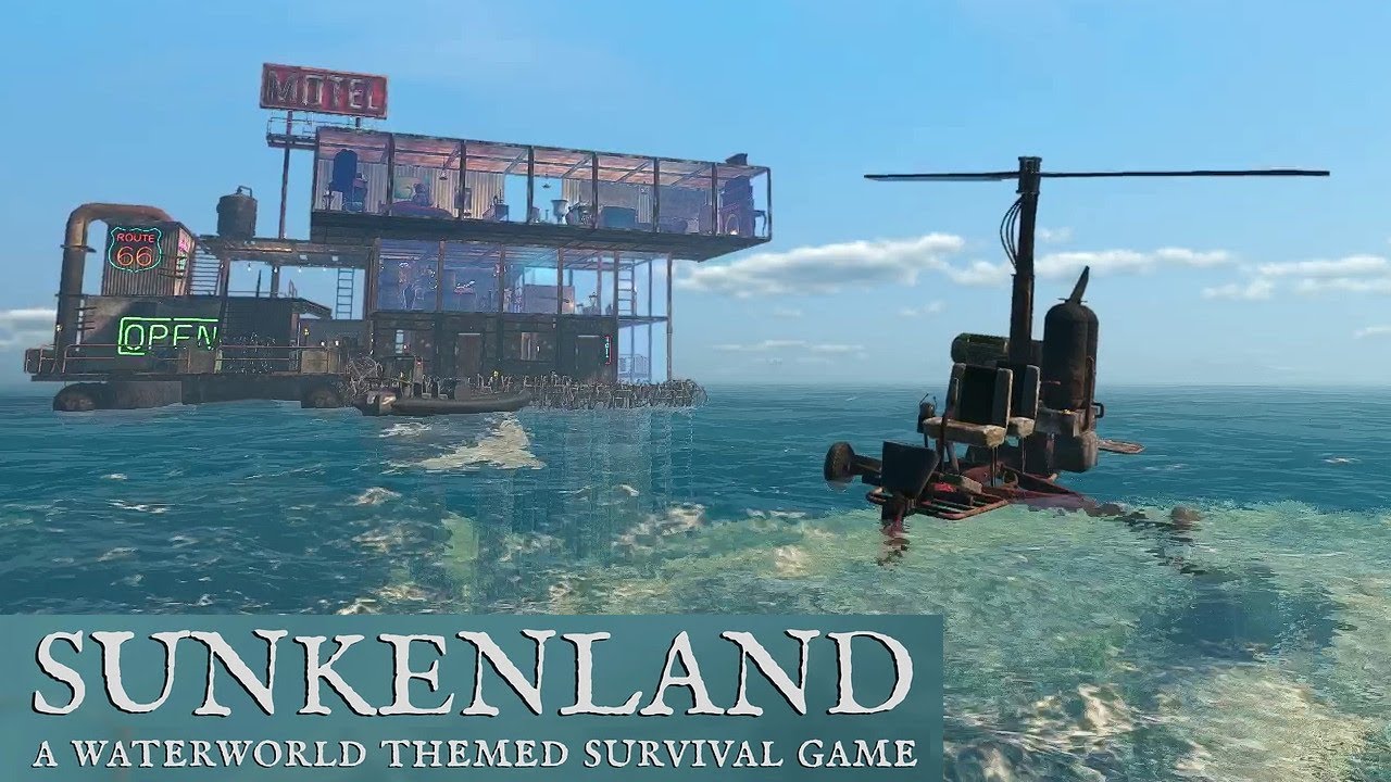 Day 37 - Having Fun With HELICOPTER | Sunkenland Gameplay