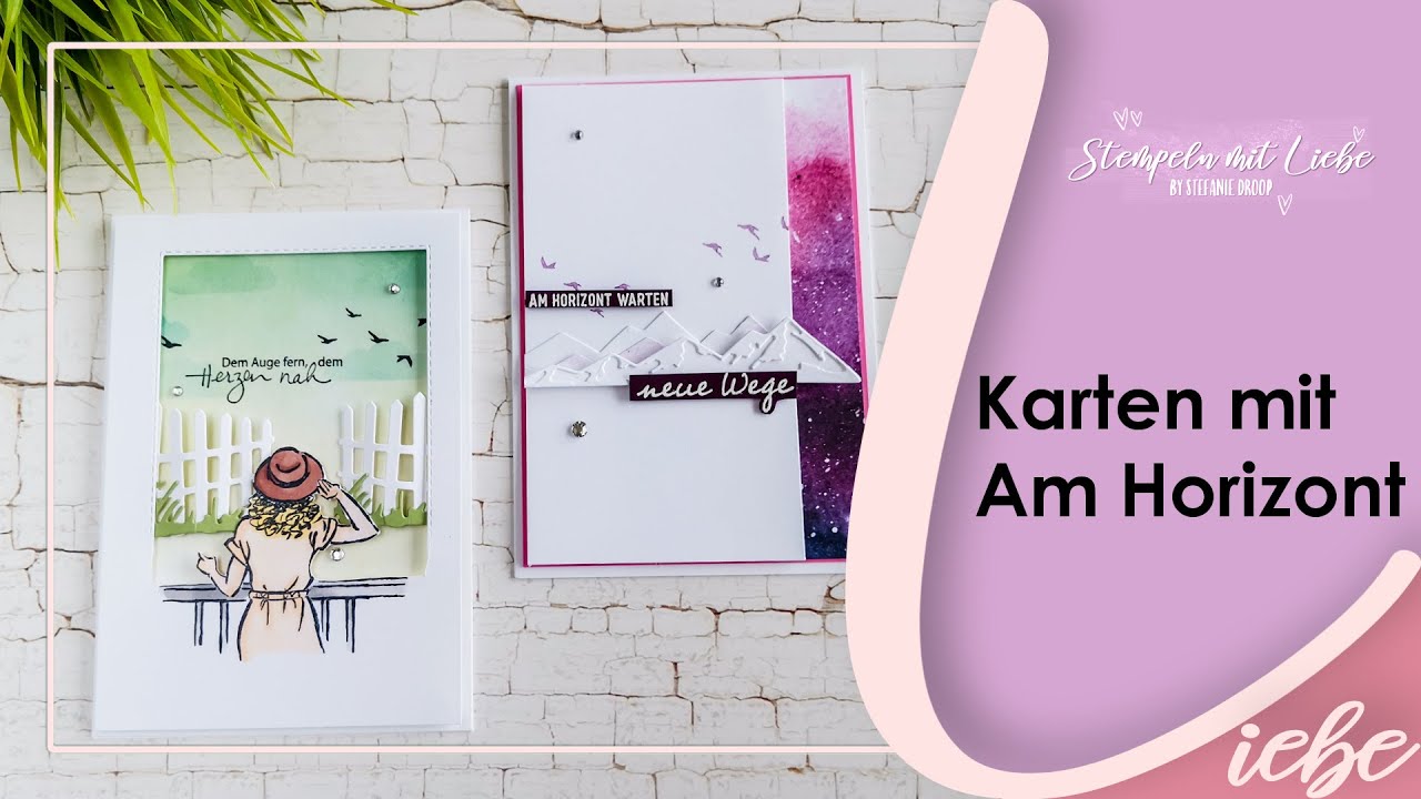 Stampin' Up! | Tutorial: Karten mit dem Produktpaket Am Horizont🌺- Livestream  | Anleitung