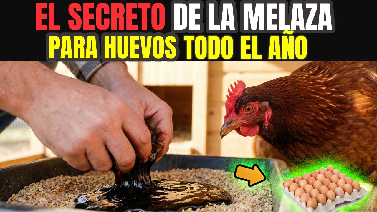 Cómo usar la MELAZA para que tus Gallinas Pongan más Huevos y no se enfermen