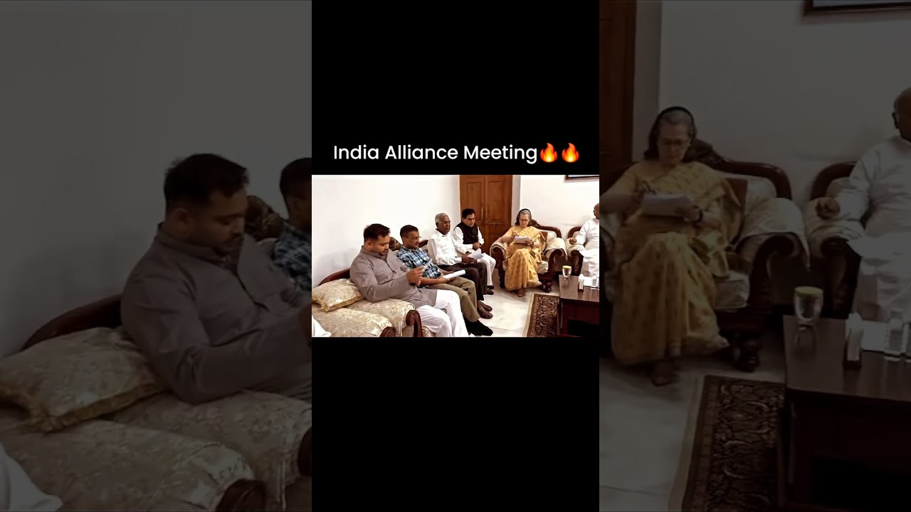 India Alliance Meeting 🔥🔥 #kejriwal #bhagwantmann #sanjaysingh #raghavchadha #rahulgandhi