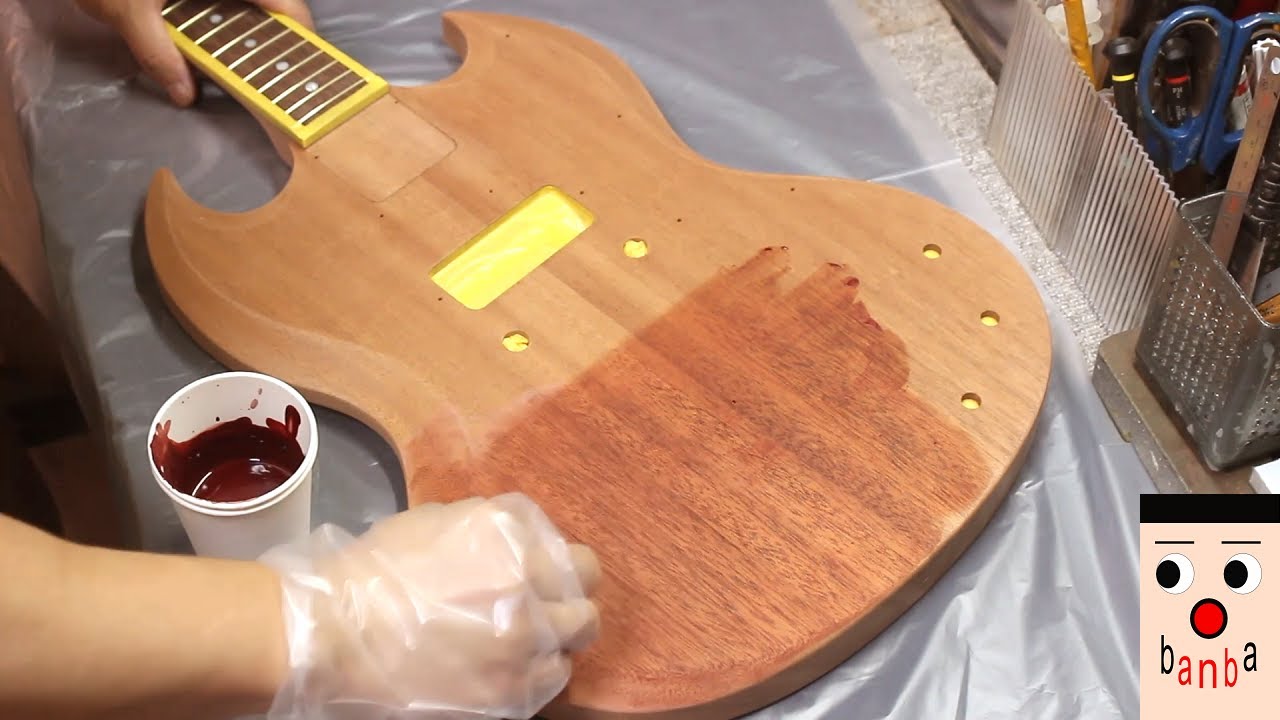 paint cherry red [Full Build SG Junior Part 4]