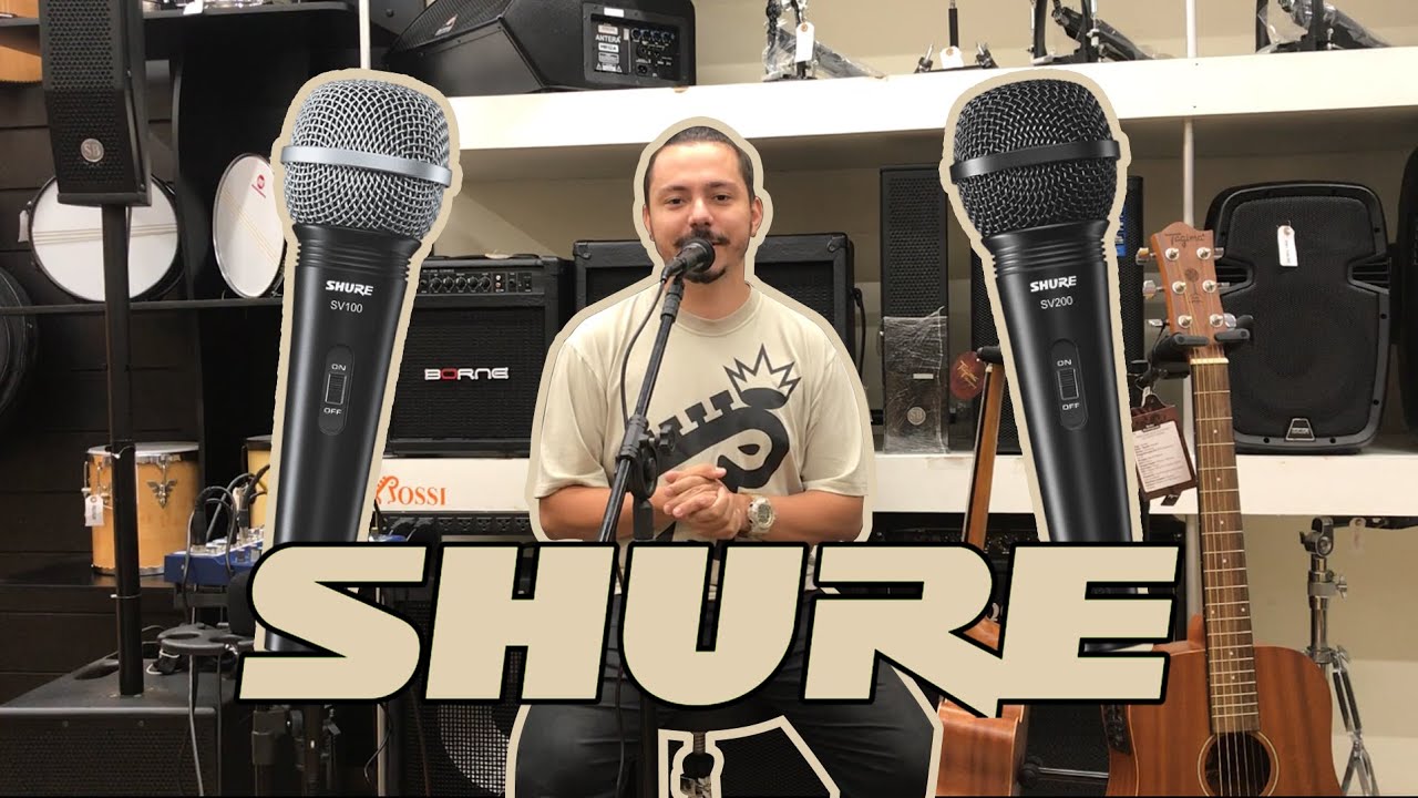 Dica Rossi: Equipamentos individuais - Microfone Shure SV100 e SV200