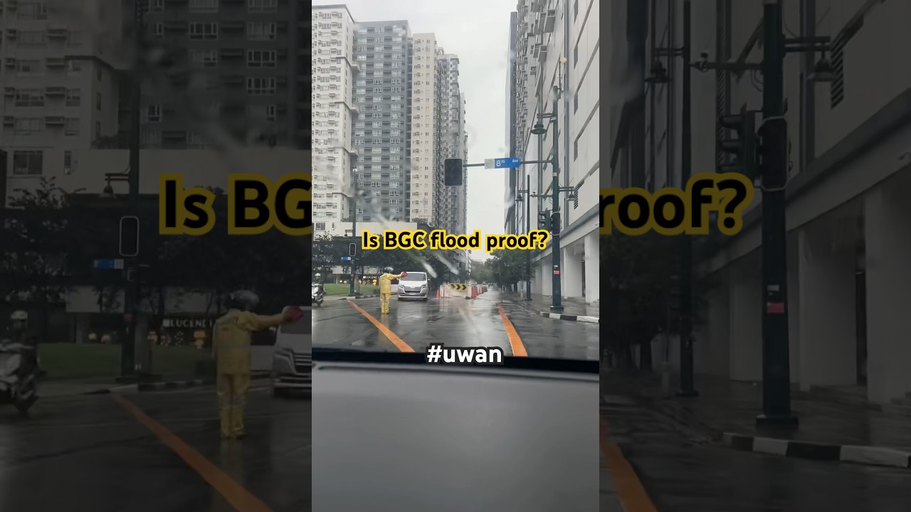 Super typhoon #uwanPh makes its landfall. BGC is indeed flood proof. Stay safe everyone and 🙏